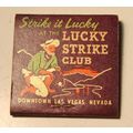 VINTAGE Las Vegas MATCH BOOK Casino Advertising...