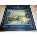 Thomas Kinkade 1000 piece jigsaw puzzle CHRISTM...