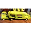 Old Vintage Tonka Light Green Car Carrier Truck...