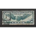 USA 1939 AIR SG A852 30c BLUE FINE USED#3