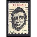 Used 1327 5c Henry Thoreau Very Fine KA5409