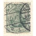 Germany 1905 - 5pf green - "Germania" - used