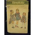 Simplicity 6474 Girl's Bias Jumper - Size 6 Che...