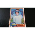 1981 Topps Card # 274 Craig Chamberlain Excelle...