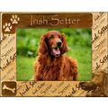 Irish Setter Laser Engraved Wood Picture Frame ...