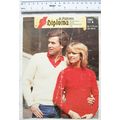 1984 Patons 7582 his & hers fishermans ribsweat...