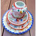 Geisha Girl Bone China Tea Time Plates Bowls Po...