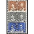 BRITISH GUIANA 1937 SG 305/307 - fine used (o)