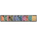 1947/1954 11 different values - fine used (o) -...