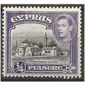 Cyprus 1938 SG153 3/4pi Black & Violet Mounted ...