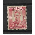 SouthernRhodesia.SG41 1d King George VI (Scarle...