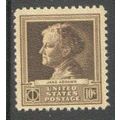 878 10c Jane Addams Fine MNH GA0373