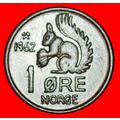 Ⰶ SQUIRREL (1958-1972): NORWAY★1 ORE 1962! OLAV...