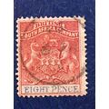 British South Africa Rhodesia QV 1892 8d Rose L...