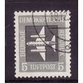 GERMANY EAST 1957 AIR 5pf BLACK AND GREY SG E35...