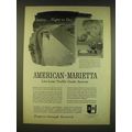 1961 American-Marietta Lite-Lane Traffic Guide System Ad - Safety Night or day