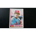 1982 Topps Card # 316A Steve Braun Very Good-Ex...