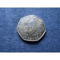 2019 Scarce BRITISH 50 PENCE COIN. ( Sherlock H...