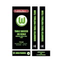 Tabletop Football Subbuteo Box Label VFL Wolfsb...