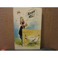 SAUCY SEASIDE POSTCARD 1977 pm BAMFORTH & CO. n...