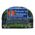 Michigan State Welcome Sign Artwood Fridge Magnet