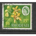 RHODSIA 1968 1/6d / 15c ANSELLIA ORCHID SG 410 ...
