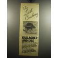 1975 Benny Gallagher & Graham Lyle The Last Cow...