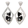Hand Hammered Foil Look Earrings - Diamond Cut ...