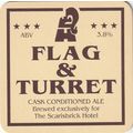 BEER MAT - FLAG & TURRET BREWHOUSE - CASK CONDI...