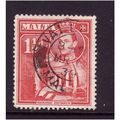 MALTA 1938 SG220 1 1/2d SCARLET FINE USED #2