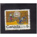 1970 canada christmas skiing 5c f/u sg664