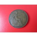 1907 EDWARD VII ONE PENNY FREE POST. AF