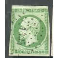 France 1853 (imperf) - SG45 - 5c green - Napole...