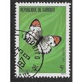 DJI 1980 5f 'BUTTERFLIES ' FINE USED (EBID 54-939)