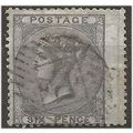 1856 SG70 6d Pale Lilac Fine Used Wing Margin ....