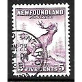 NEWFOUNDLAND 1932 5c MAROON CARIBOU SG213 FINE ...