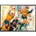 Australia 1999 Rugby 2 x 45c Used Stamps h