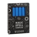 Candles - Set of 12 Blue 'Wisdom' Spell Candles