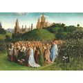 2) The Adoration of the Mystic Lamb. Detail (Ja...