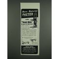 1946 West Bend Equipment Weld-Bilt Equipment Ad - Move material Faster