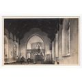 Knapton Church Interior Norfolk RP Postcard 8435