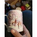 Mug Deer In Snow