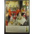 1953 Schweppes Tonic Water Ad - Sketched by Bouche at Jack and Charlie's