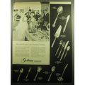 1958 Gorham Sterling Silverware Ad - The talented guest gives Gorham Sterling