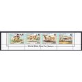 Afghanistan WWF Urial Bottom Strip of 4v WWF te...