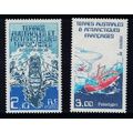 FSAT TAAF Ships 2v 1986 MNH SG#212-213 MI#212-213