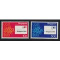 Singapore Postal Code Publicity 2v 1979 MNH SG#...