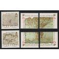 Singapore Maps of Singapore 6v 1989 MNH SG#596-601