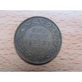 1912 King George v 1 Cent Canada Coin