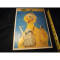 WOW!! 1979 Sesame Street BIG BIRD Frame Tray Pu...